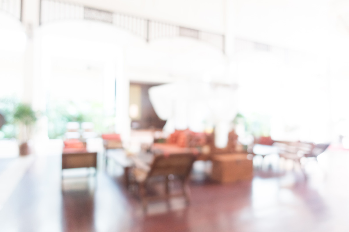 Abstract blur lobby